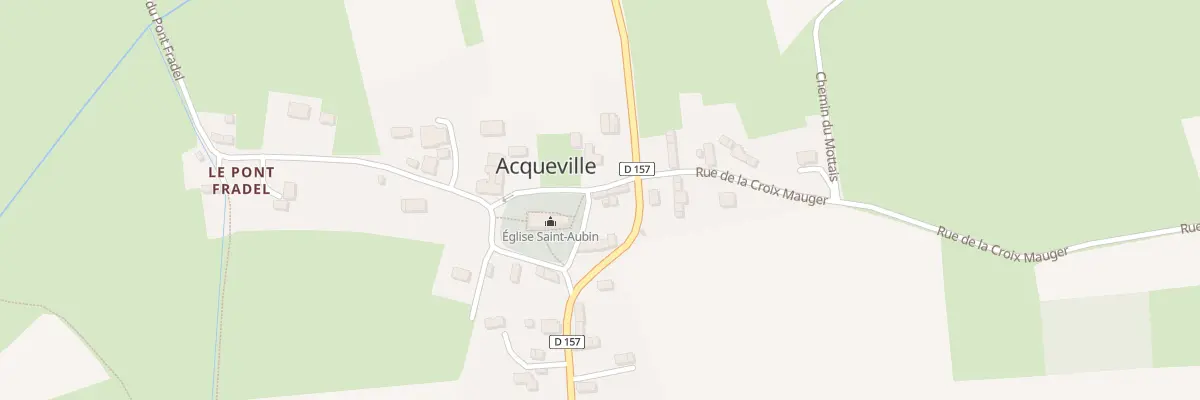Plan du 1 Pl de l’Église Saint-Aubin à Cesny-les-Sources