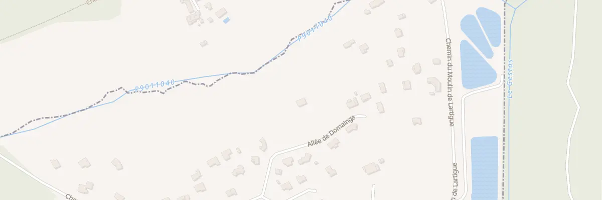 Plan du 24 All de Domainge à Camarsac