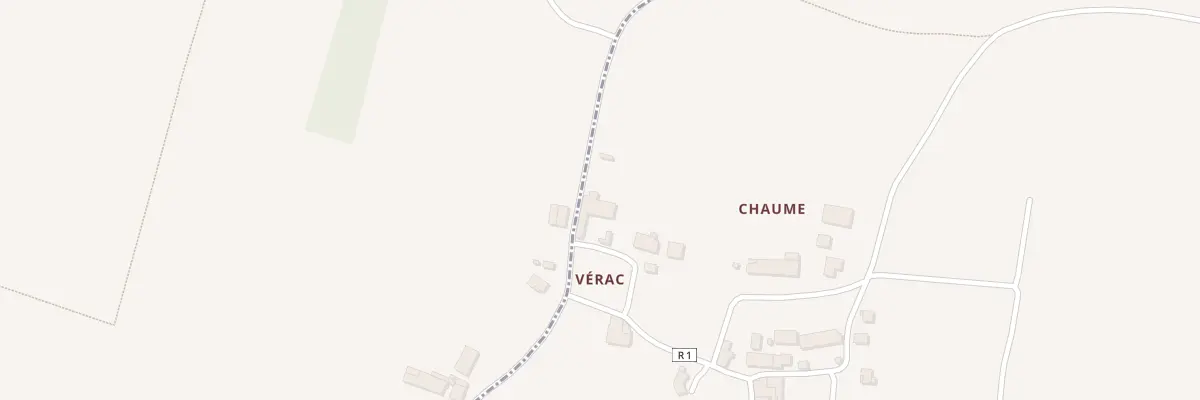 Plan du 5015 Combe de chez Verac à Pommiers-Moulons