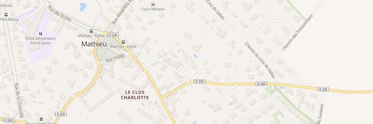 Plan du 11B Rue Charles Cagniard à Mathieu