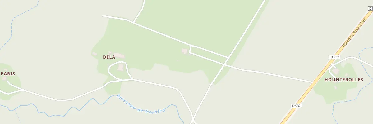 Plan du 1831 Rte de Roquefort à Pouydesseaux