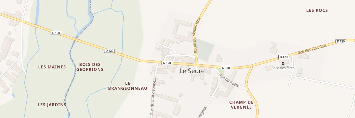 Plan du 9 Rue des Fins Bois au Seure
