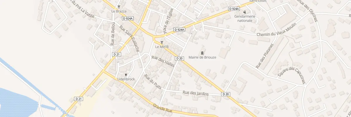 Plan du 12 Rue de la Ferté-Macé à Briouze