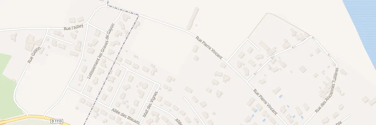 Plan du 31P Rue Pierre Vincent à Podensac