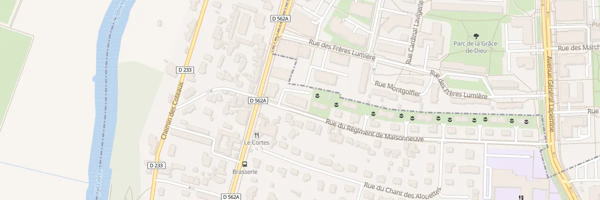 Plan du 1 Rue du Régiment de Maisonneuve à Fleury-sur-Orne