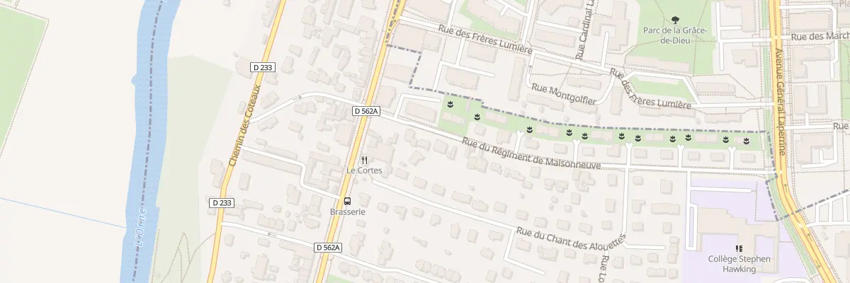 Plan du 6 Rue du Régiment de Maisonneuve à Fleury-sur-Orne