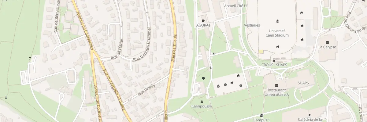 Plan du 46 Rue des Tilleuls à Caen