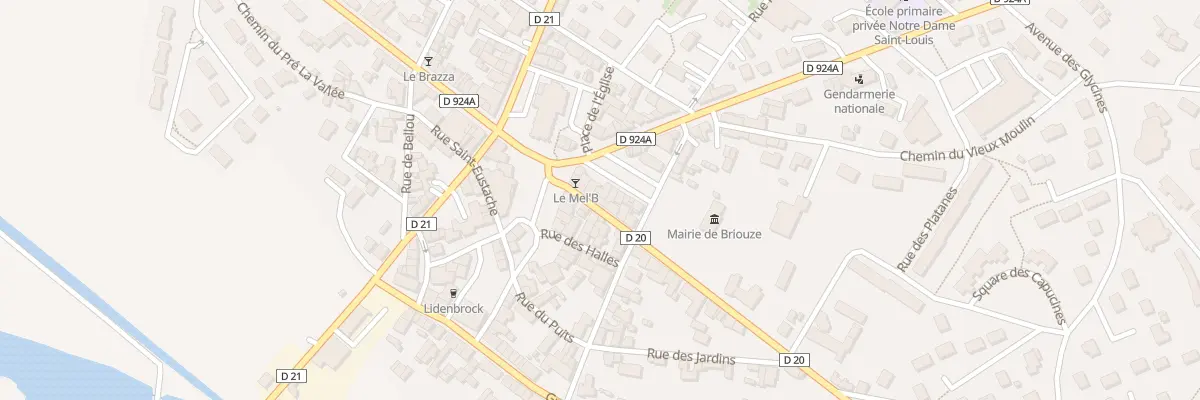 Plan du 5 Rue de la Ferté-Macé à Briouze