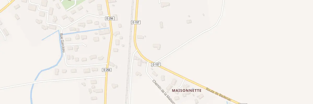 Plan du 23 Rte de Bedenac à Bussac-Forêt