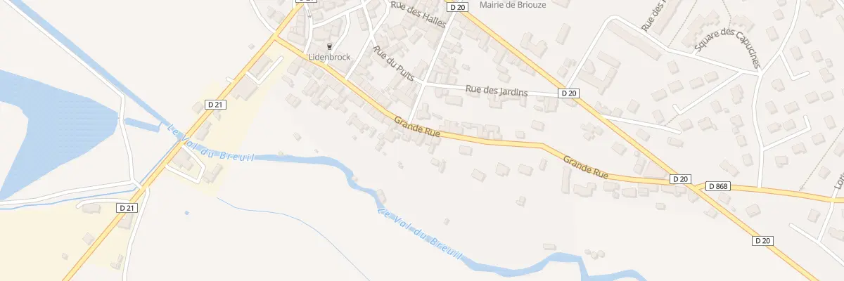 Plan du 48 Gr Grande Rue à Briouze