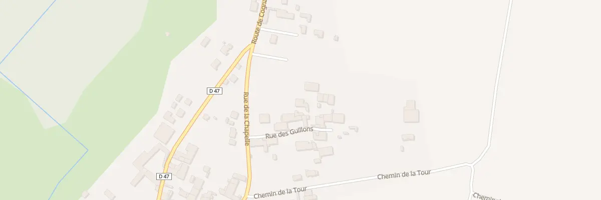 Plan du 6 Rue des Guillons à Gimeux
