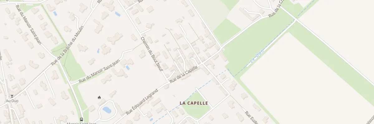 Plan du 23 Rue de la Capelle à Mathieu