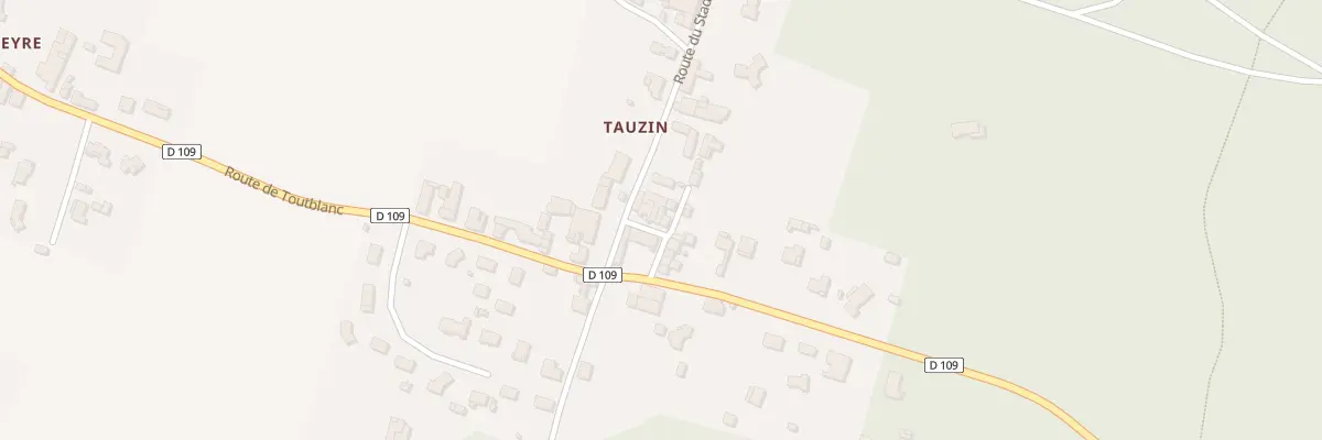 Plan du 29 Che du Tauzin à Illats
