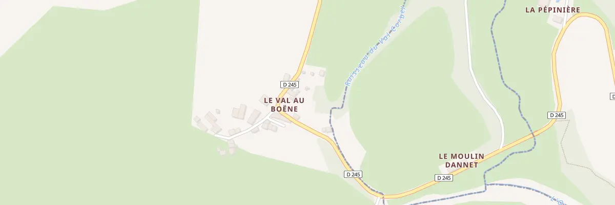 Plan du 815 Rte du Val au Boesne au Mesnil-Villement