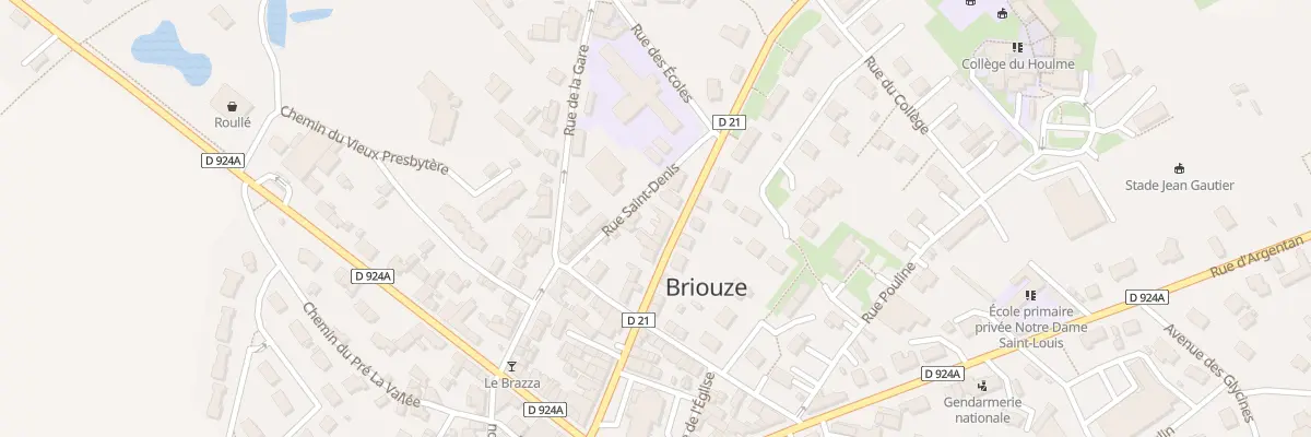 Plan du 31 Rue de Falaise à Briouze