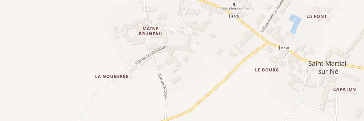Plan du 3 Rue de la Croix à Saint-Martial-sur-Né