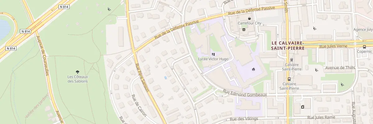 Plan du 23 Rue Edmond Gombeaux à Caen