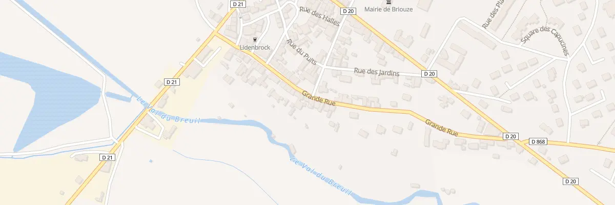 Plan du 44 Gr Grande Rue à Briouze