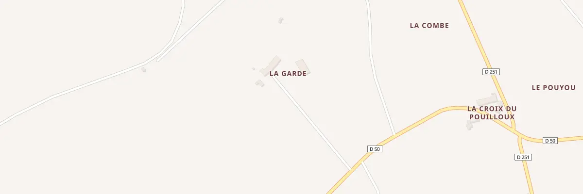 Plan du 8 La Garde à Sainte-Lheurine