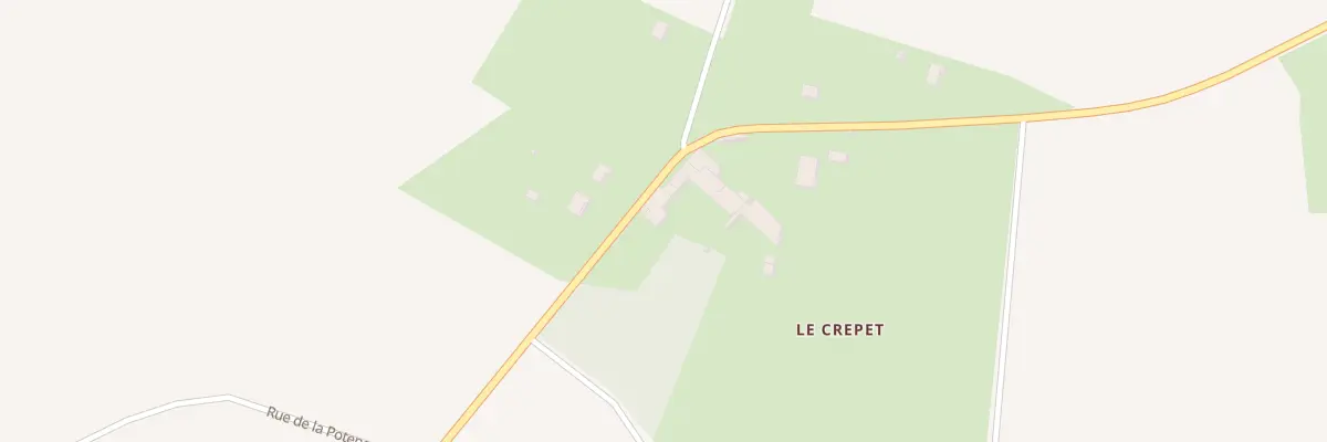Plan du 11B Le Crepet à Blanzac-lès-Matha