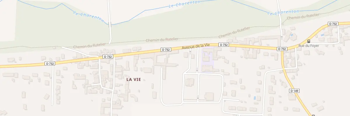 Plan du 305 Av de la Vie à Merpins