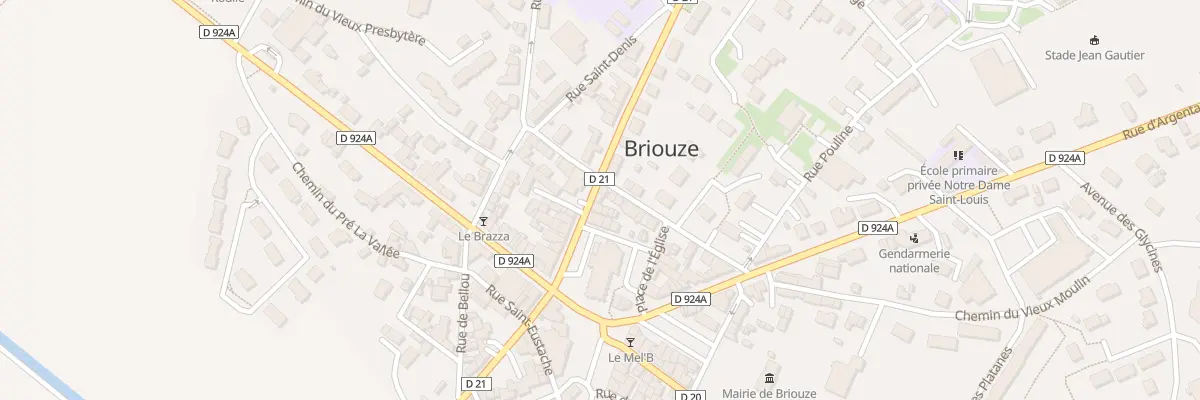 Plan du 4 Rue de Falaise à Briouze