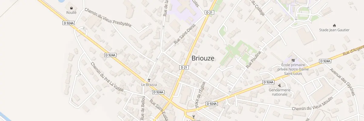 Plan du 19 Rue de Falaise à Briouze