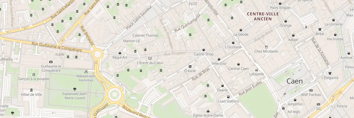 Plan du 11 Rue Écuyère à Caen