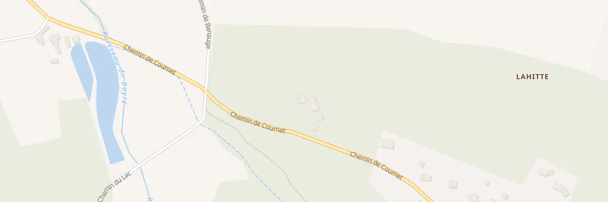 Plan du 636 Che de Cournet à Renung