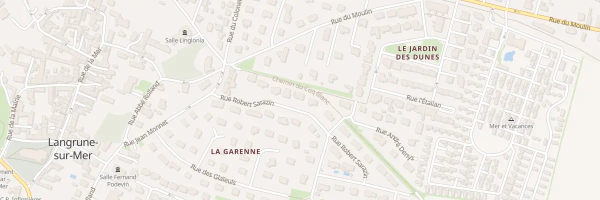 Plan du 7 Rue Robert Sarazin à Langrune-sur-Mer