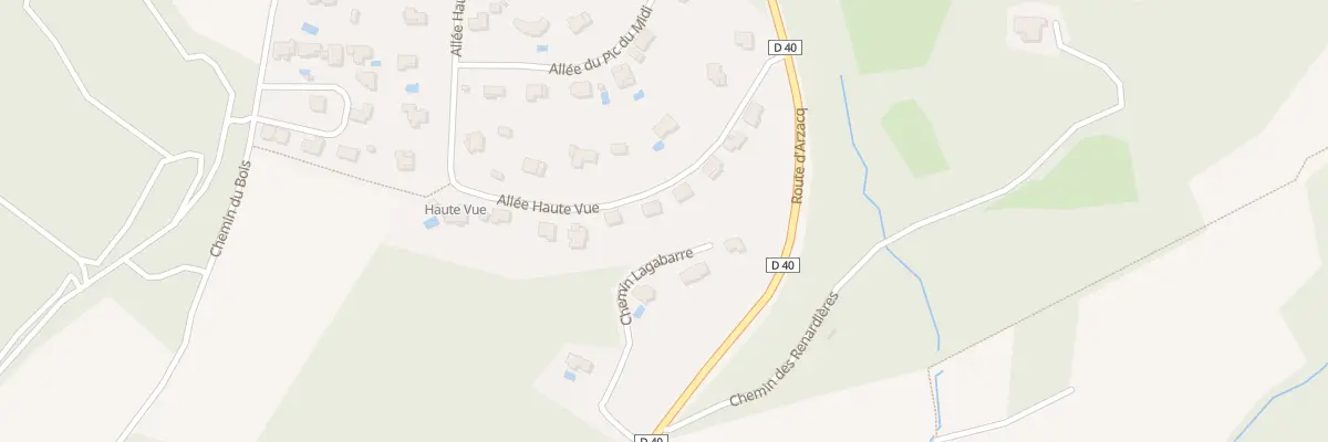 Plan du 9240 Lot Haute Vue à Sauvagnon