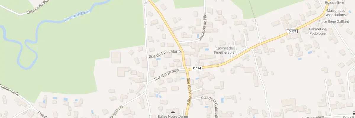 Plan du 3 Rue du Puits Morin à Vouillé