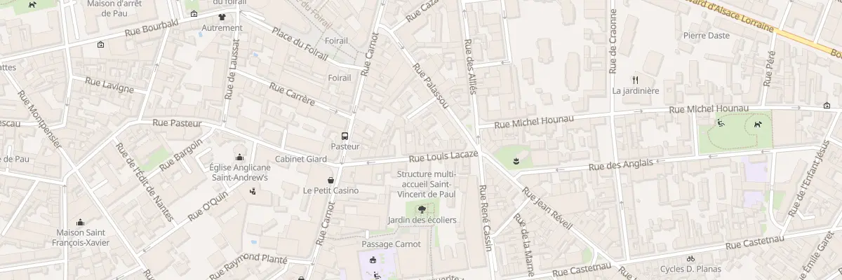 Plan du 14 Rue Louis Lacaze à Pau