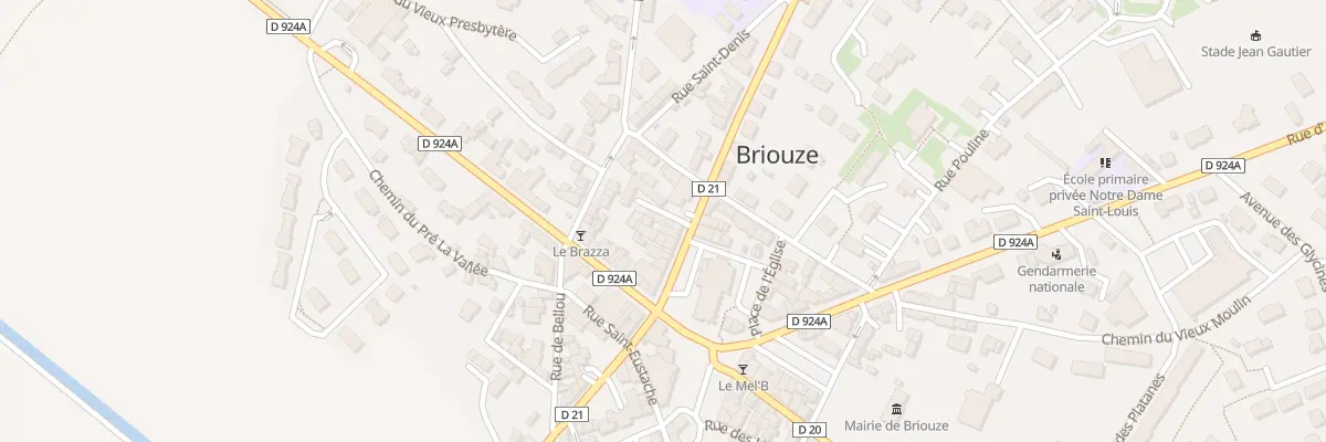 Plan du 15 Rue de Falaise à Briouze