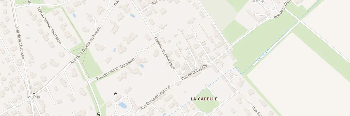 Plan du 8 Che du Bout Neuf à Mathieu