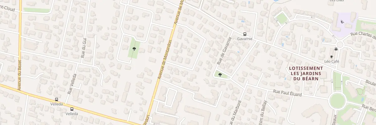 Plan du 5 Rue de Bagnères à Pau