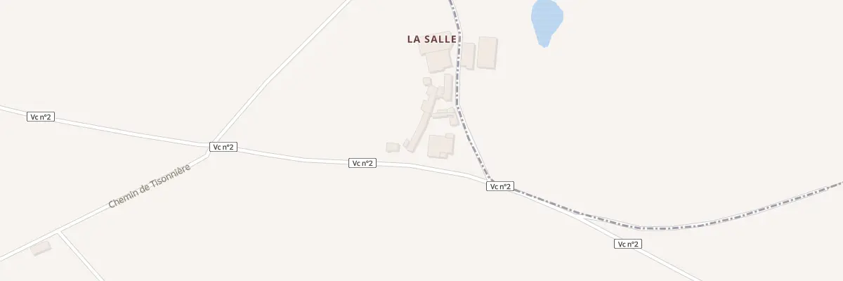 Plan du 2 La Salle Noirterre à Bressuire
