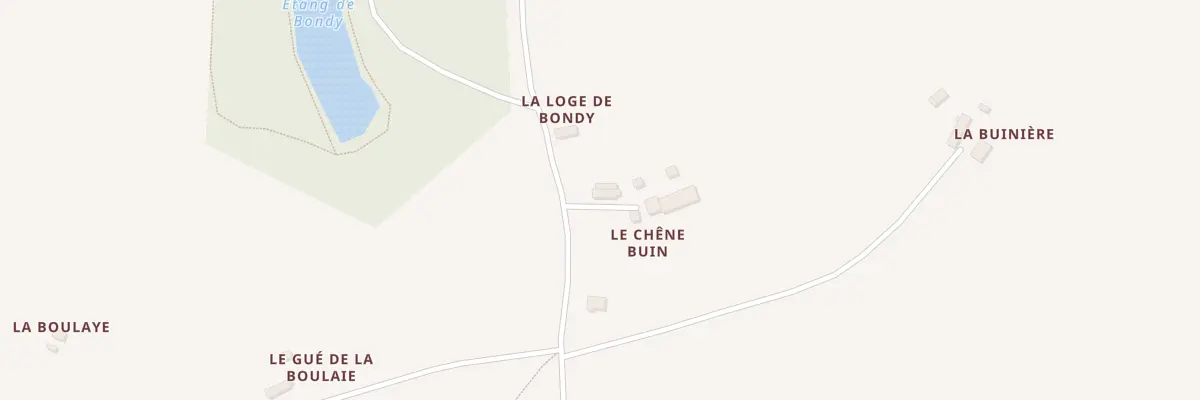 Plan du 20 Le Chêne Buin au Ham