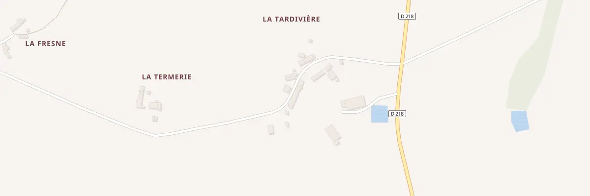 Plan du 187 La Tardiviere à Madré