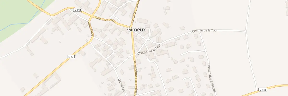 Plan du 3 Rue de la Fontaine à Gimeux