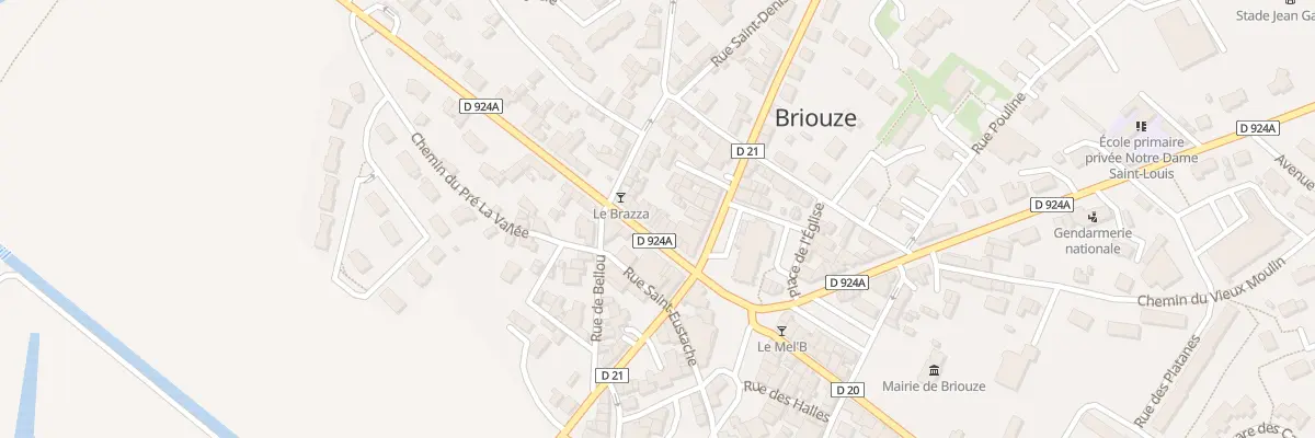 Plan du 12 Rue du Doc Petit à Briouze
