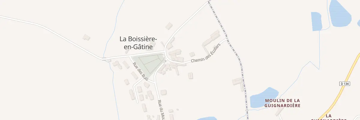 Plan du 1 Che des Ecoliers à La Boissière-en-Gâtine