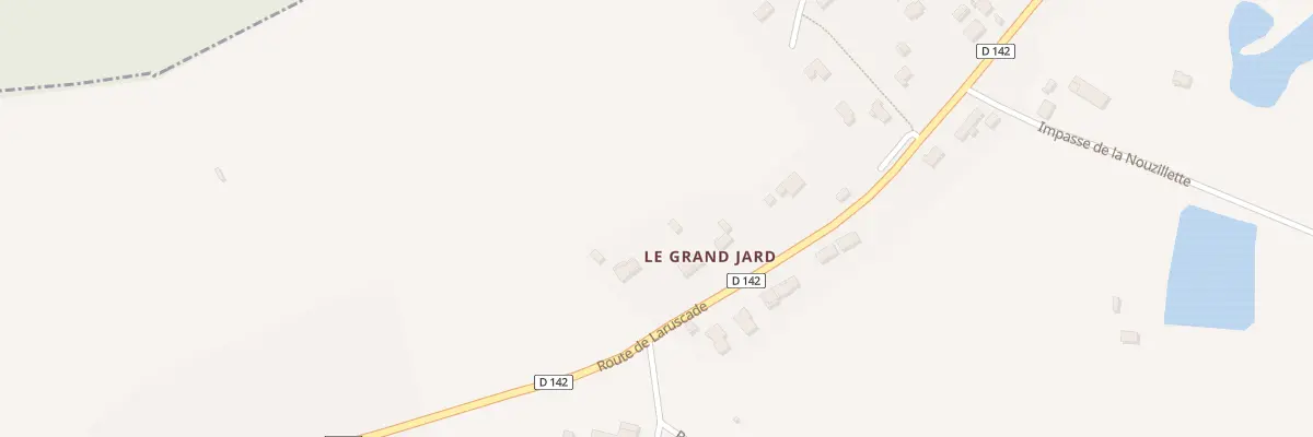 Plan du 1B Le Grand Jard à Marsas