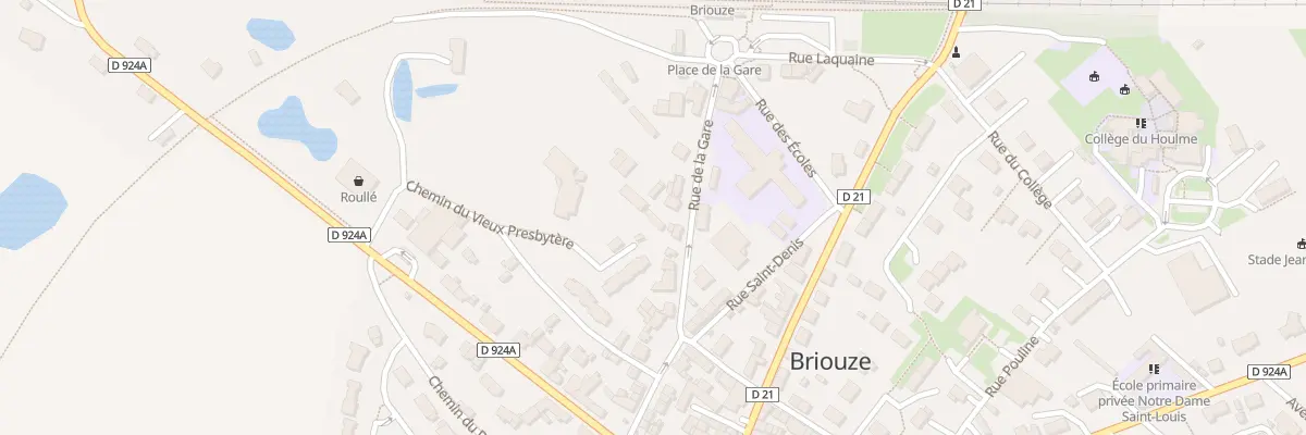 Plan du 27 Rue de la Gare à Briouze