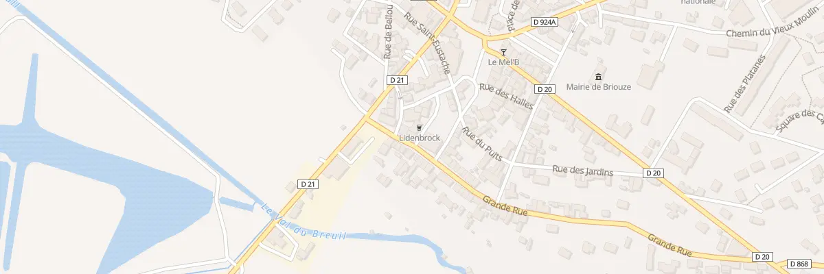 Plan du 3 Grande Rue à Briouze