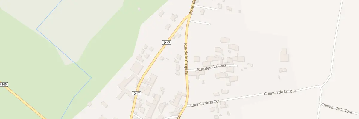 Plan du 16 Rue de la Chapelle à Gimeux
