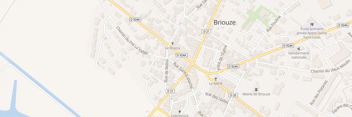 Plan du 9 Rue du Doc Petit à Briouze