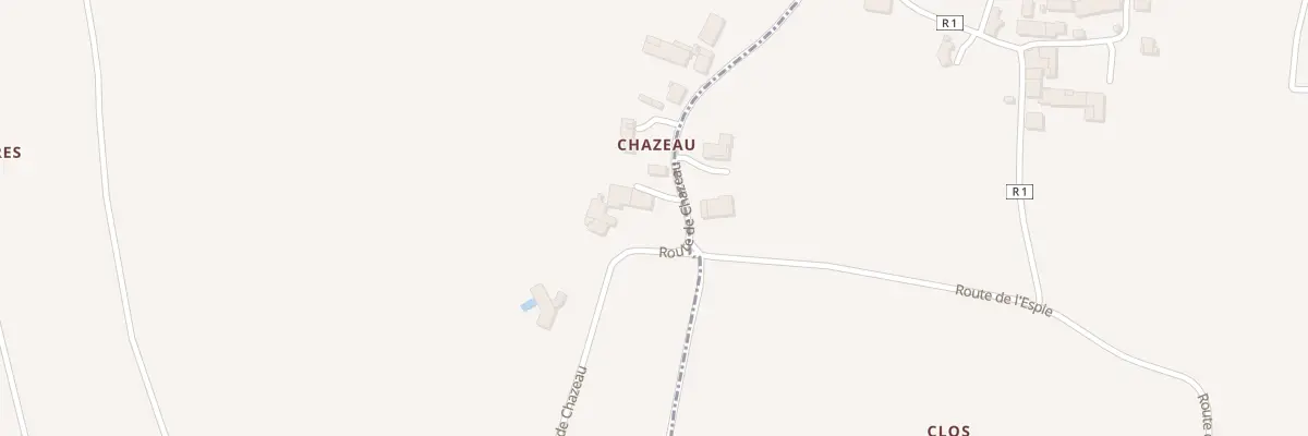 Plan du 7 Rte de Chazeau à Expiremont
