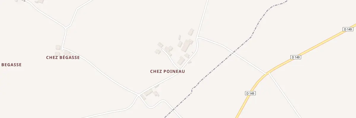 Plan du 5119A Chez Poineau à Réaux sur Trèfle