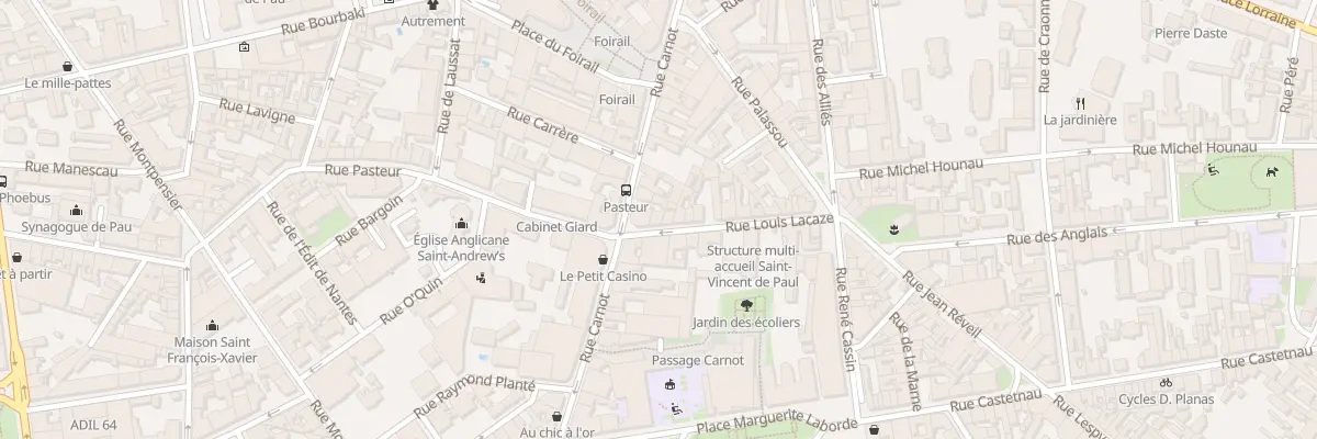 Plan du 26 Rue Louis Lacaze à Pau